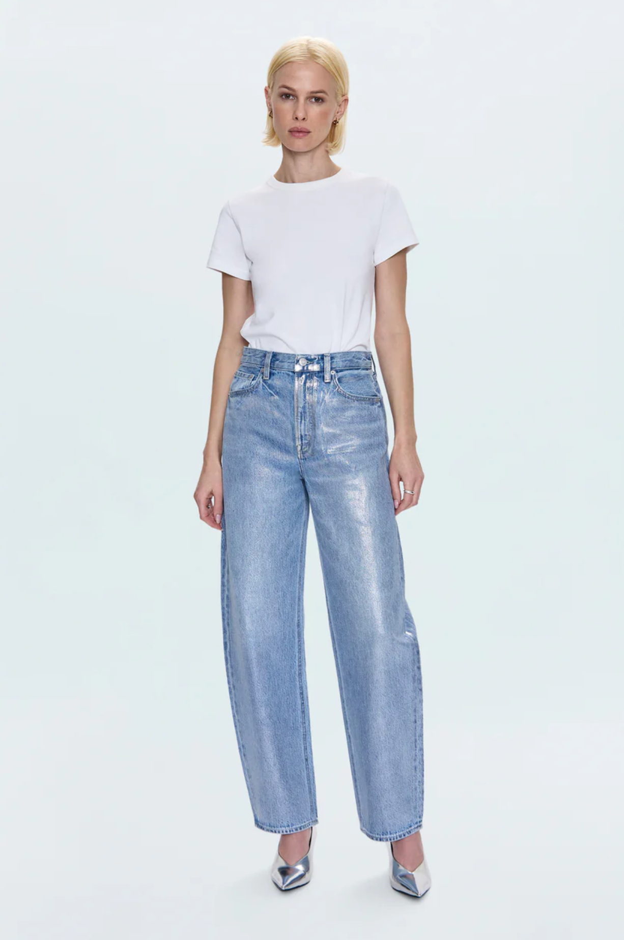 Wes High Rise Barrel Jean