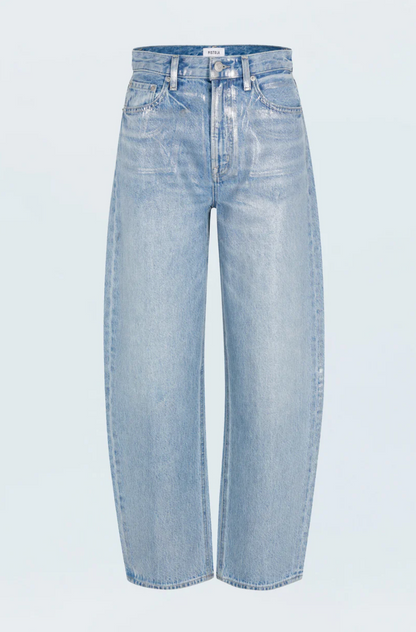 Wes High Rise Barrel Jean