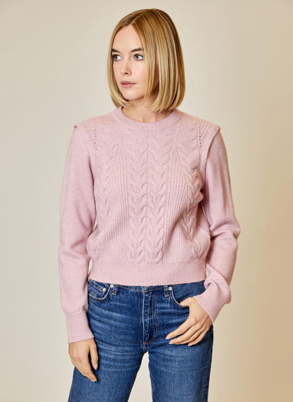 Crewneck Cable Sweater