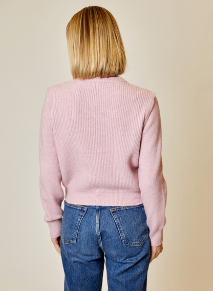 Crewneck Cable Sweater