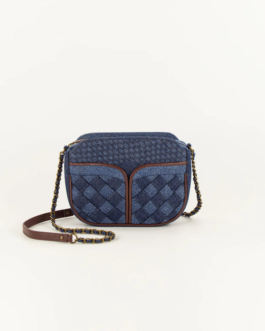 Divine Braided Bag - Denim Blue