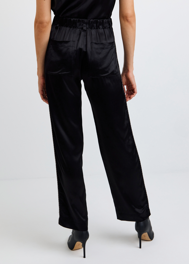 Trouser with Beaded Piping
