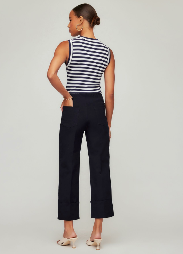 Regina Cuff Cropped Pants
