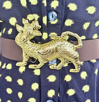Tibet Tiger Interchangeable Belt Buckle