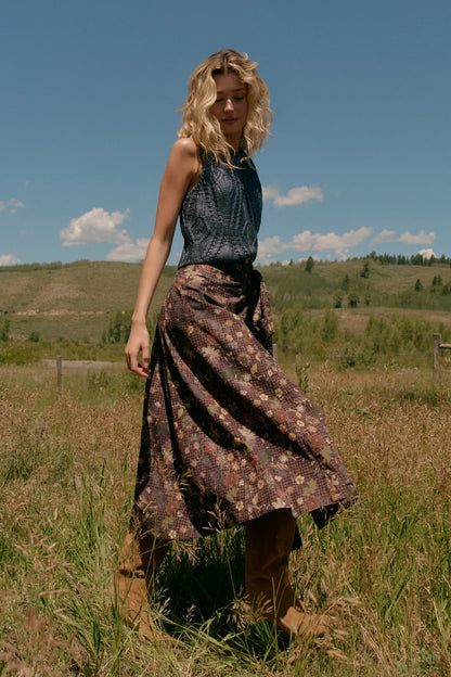 Estine Wrap Skirt