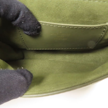 LV Cowhide Leather New Wave Multi Pochette Shoulder Green Khaki Two-Way