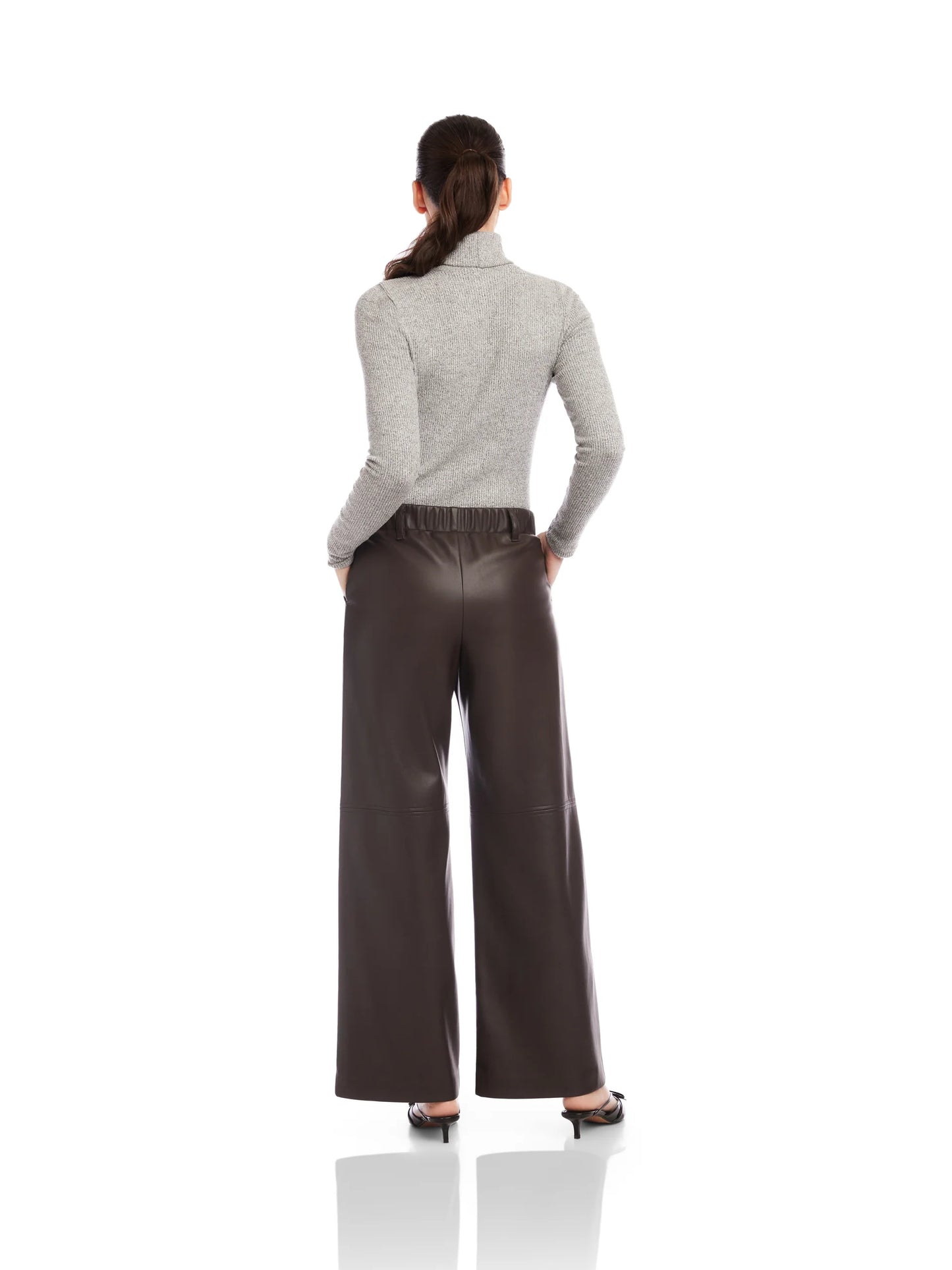 Lara faux leather pants