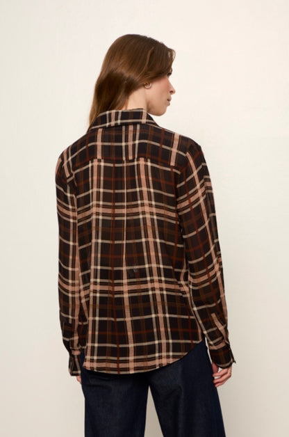 Meet In Paris Tie Neck Blouse