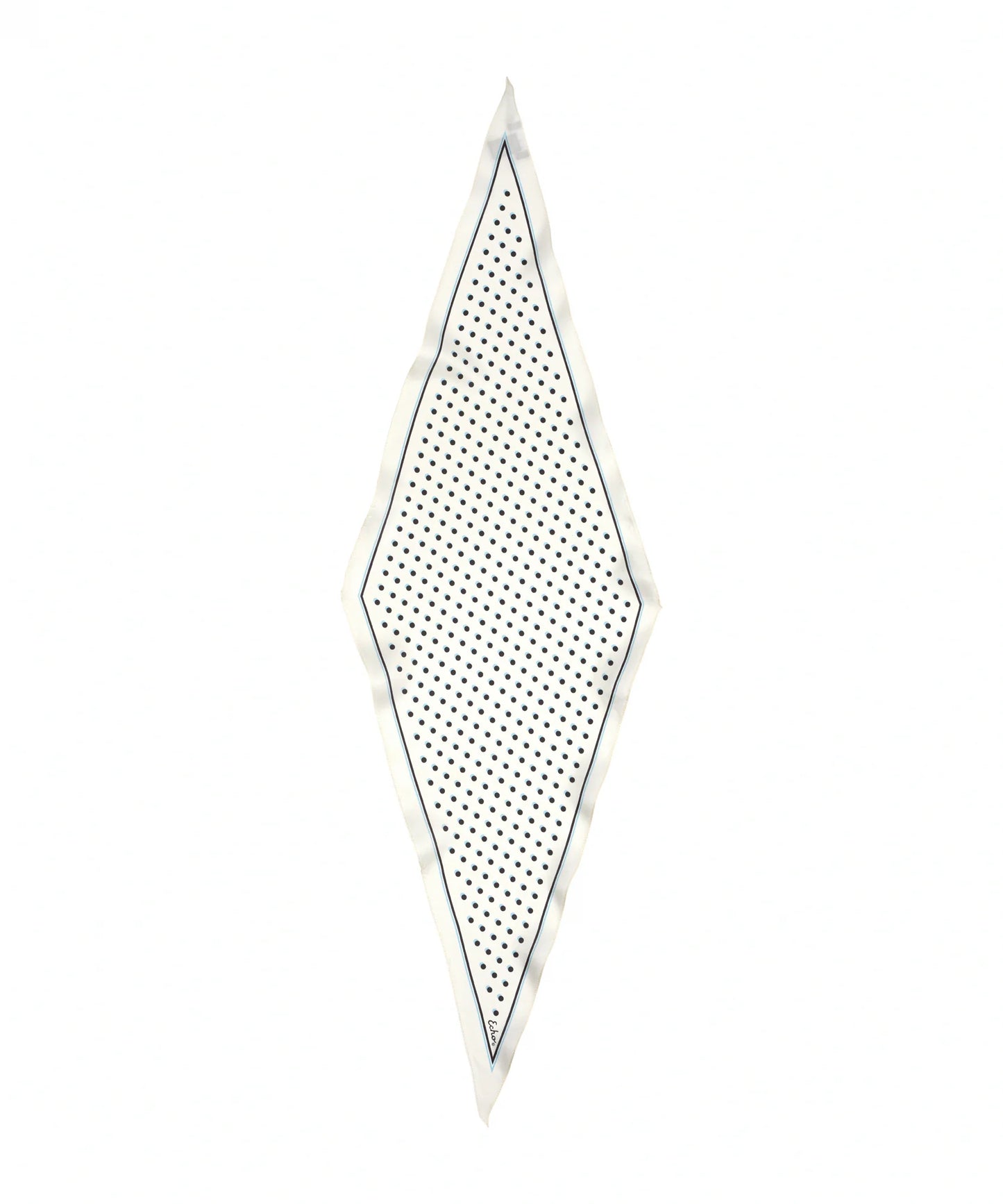 Dot Silk Diamond Scarf