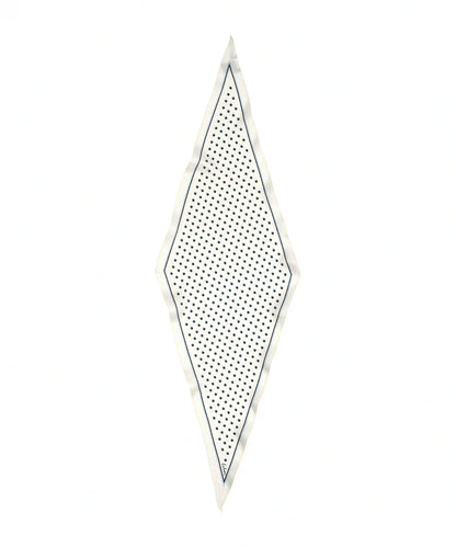 Dot Silk Diamond Scarf