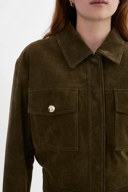 Merida Genuine Suede Shacket