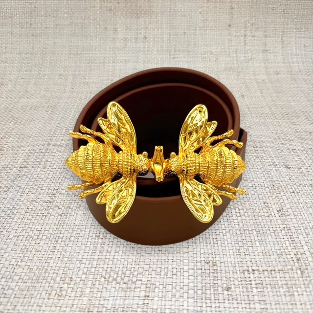 Smooching Bees Belt Buckle