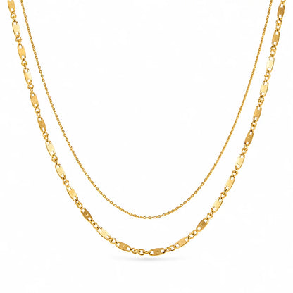 Dora Double Chain Necklace