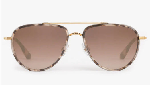 Coleman 24K Matte Black + Matte Sunday Tortoise Mirrored