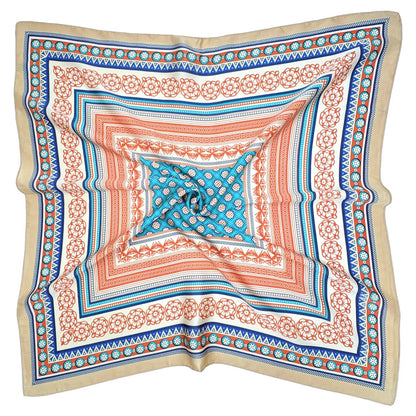Boho Print Square Scarf