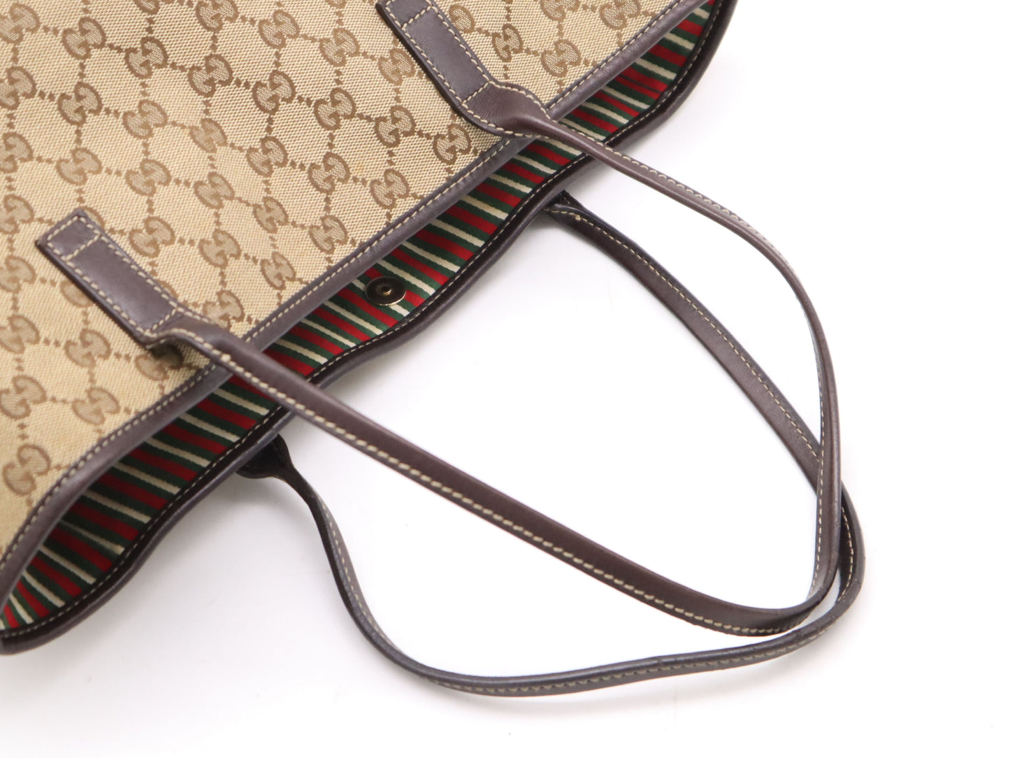 Gucci Medium New Britt Tote, GG Canvas