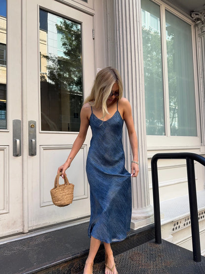 90s Icon V Slip Dress