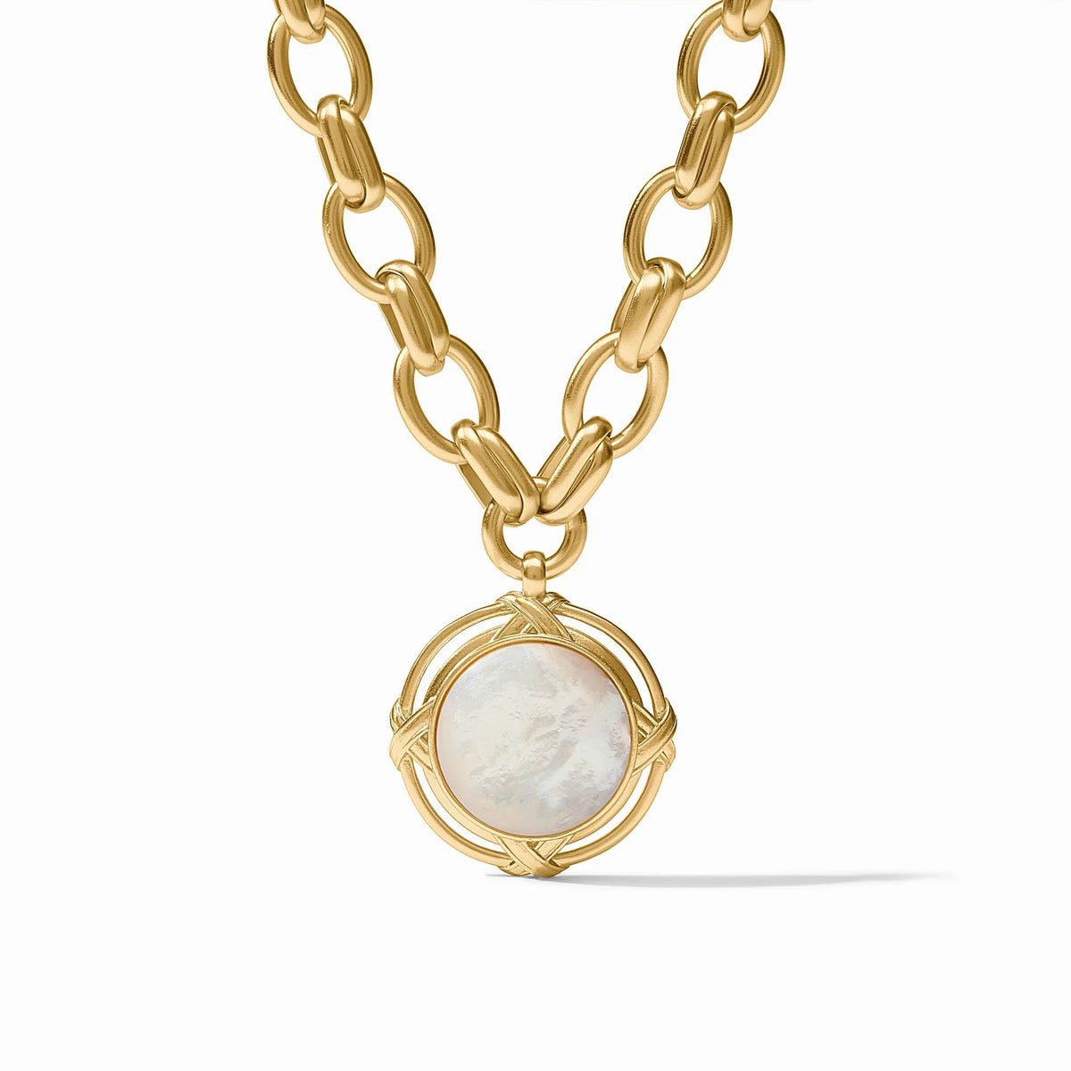 Mother of Pearl Essex Statement Necklace