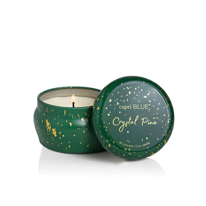 3 oz Mini Glimmer Tin - Crystal Pine
