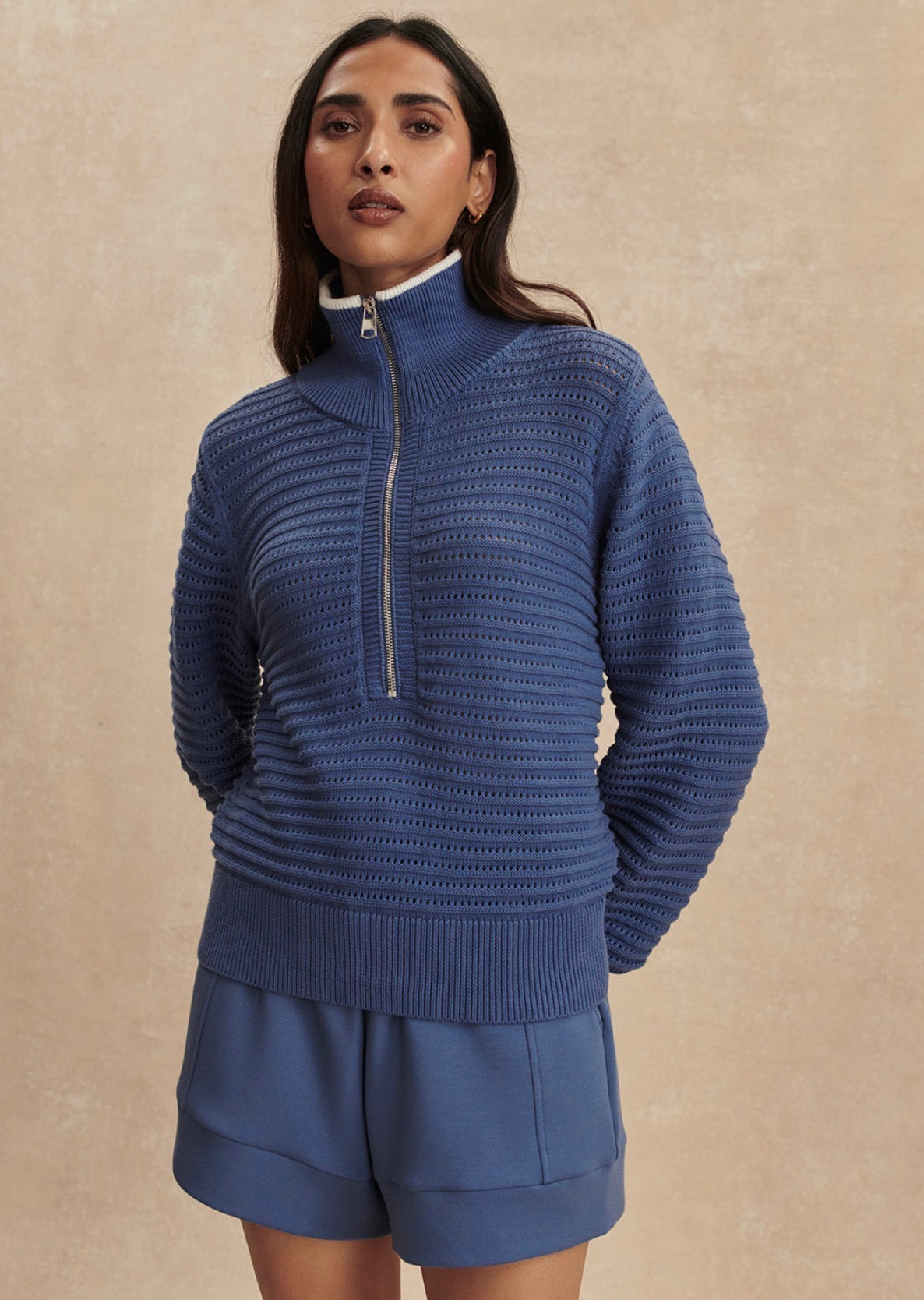 Morwenna Half Zip Knit