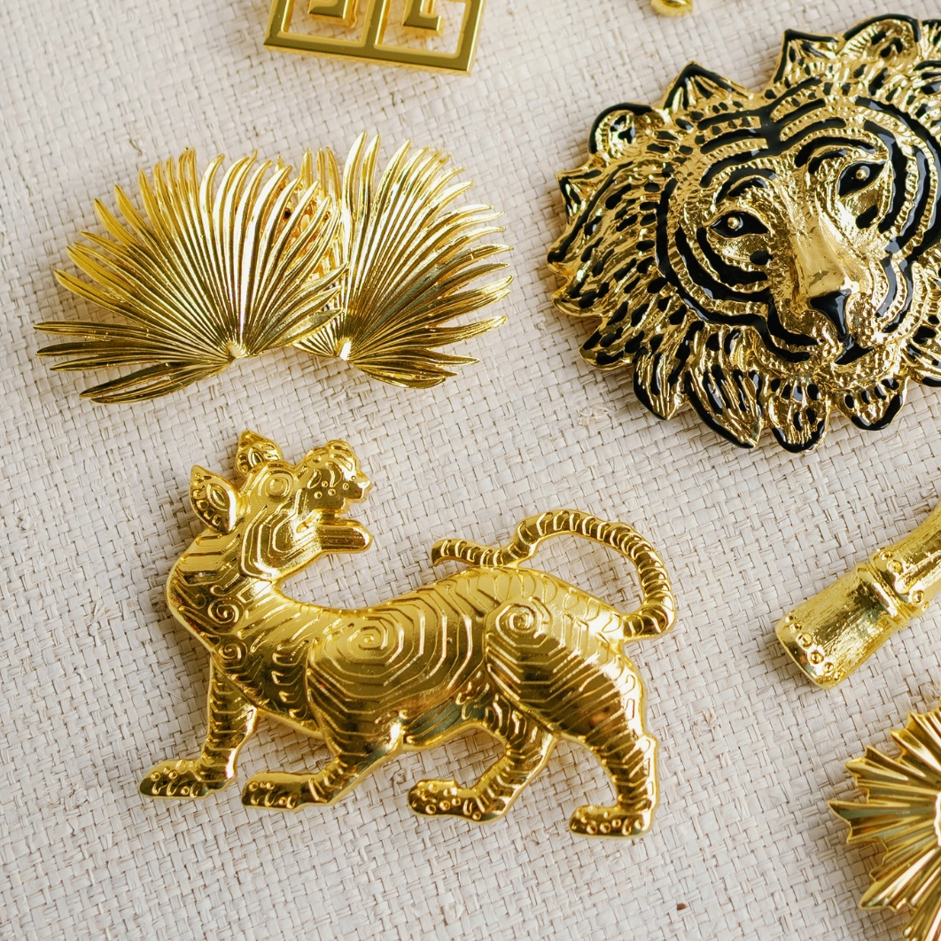 Tibet Tiger Interchangeable Belt Buckle