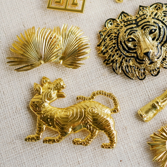 Tibet Tiger Interchangeable Belt Buckle