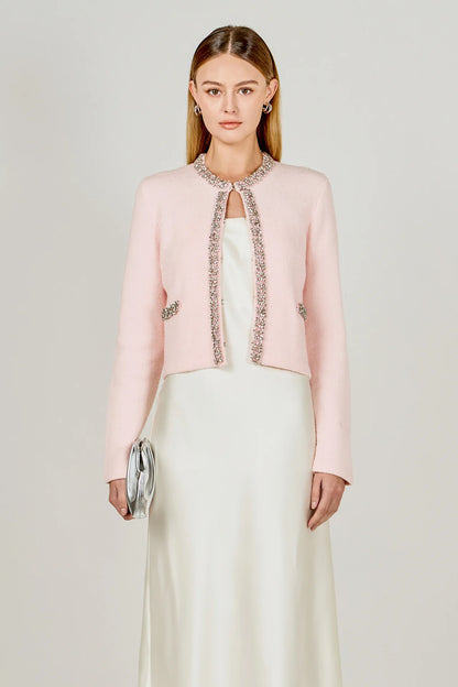 Jewel Trim Cardigan