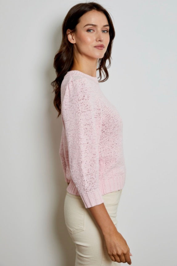 Elbow Puff Sleeve Sweater