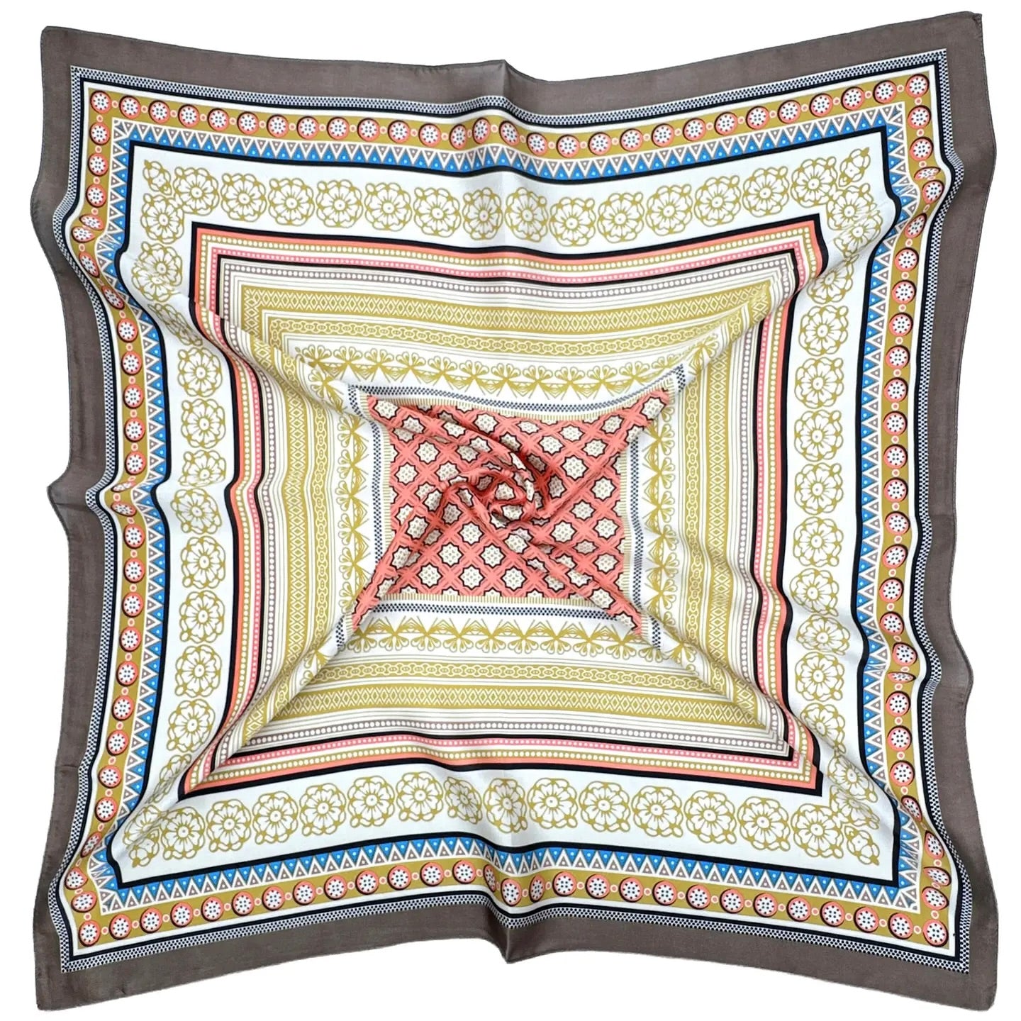 Boho Print Square Scarf