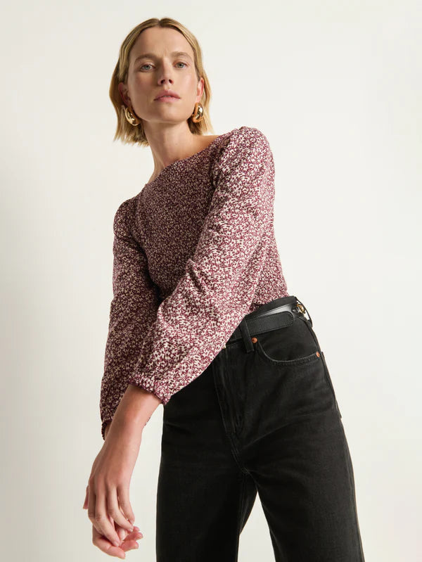 Aidan Smocked Blouse