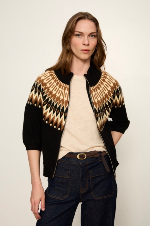 Fairisle Zip Up