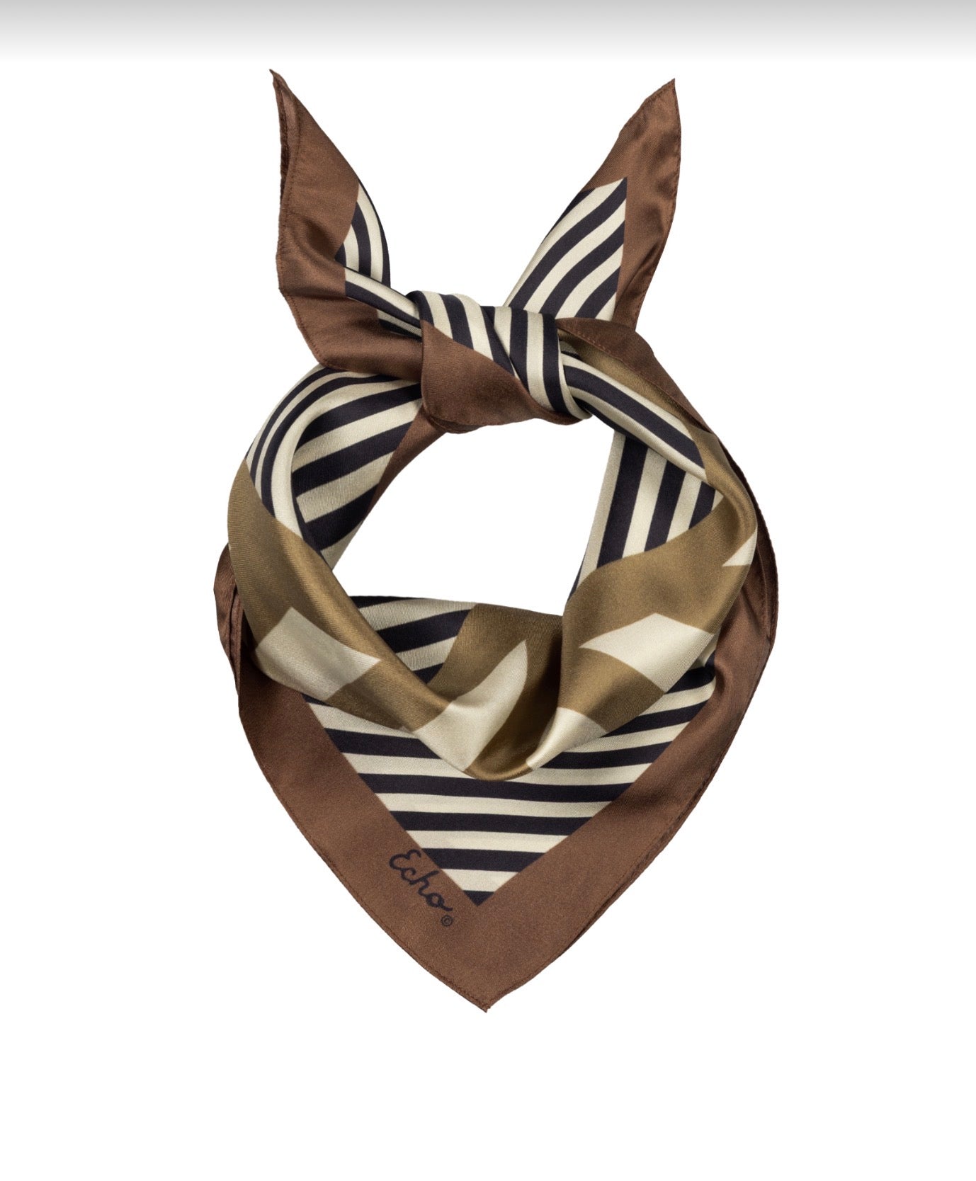 Stripes Silk Bandana