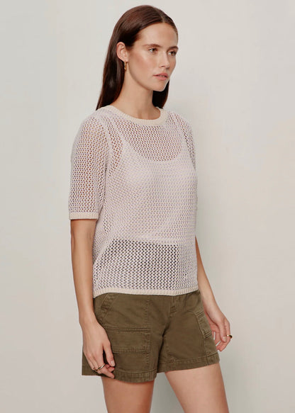 Open Knit Sweater Tee
