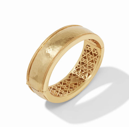 Cannes Statement Hinge Bangle Gold