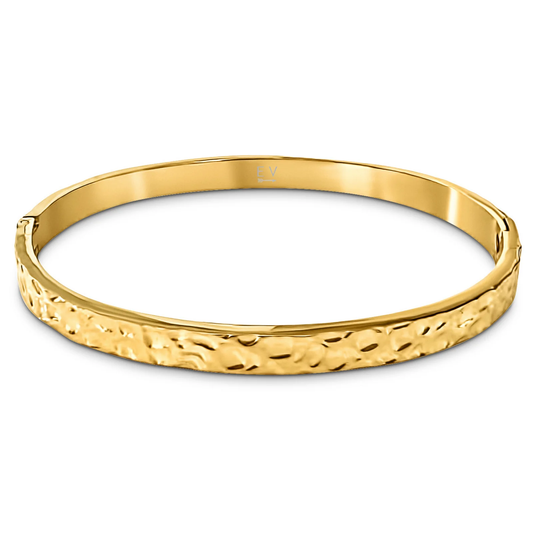 Maribel Hammered Bangle
