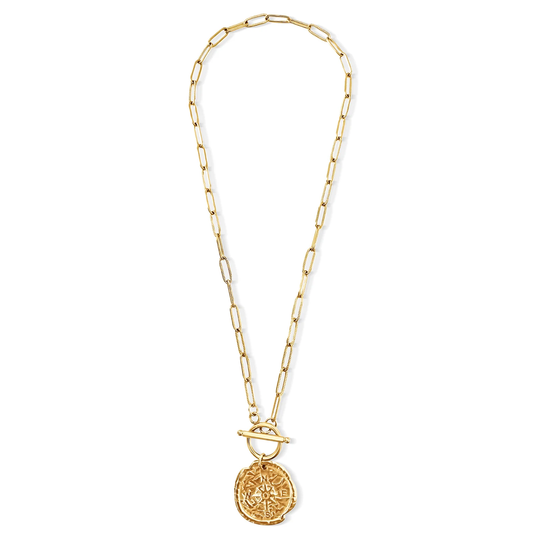Asher Compass Chain Necklace