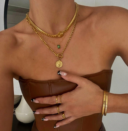 Bethany Baguette Necklace