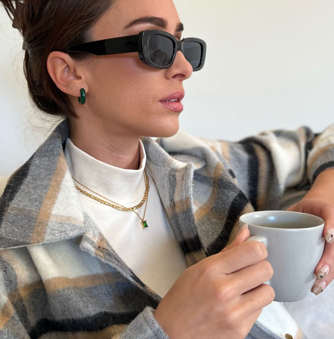 Bethany Baguette Necklace