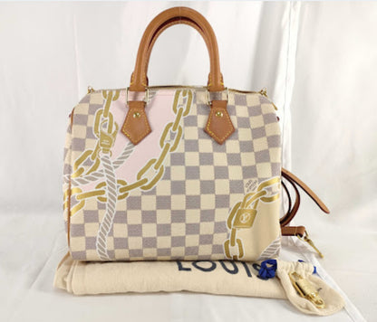 LV Speedy Damier Azur Nautical 25