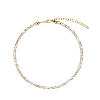 Elyse Double Chain Tennis Anklet