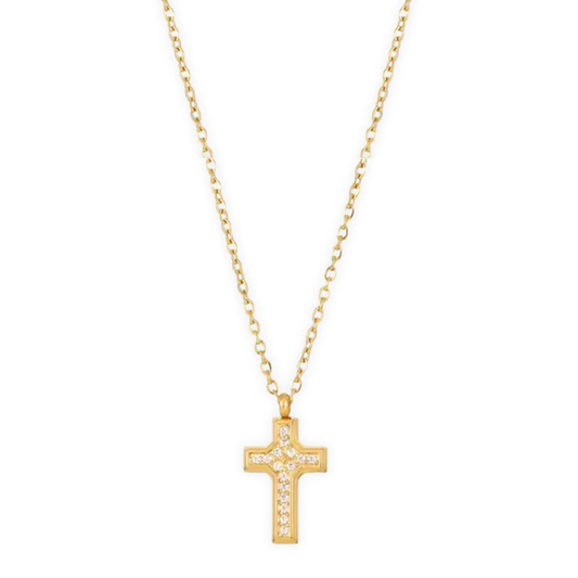 Wyatt Mini Cross Pendant Necklace
