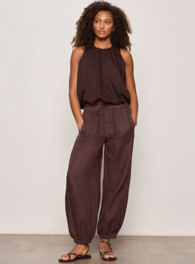Melody Micro Linen Balloon Pant