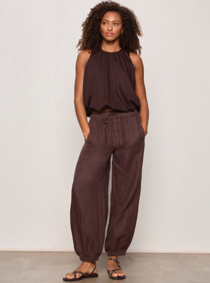 Melody Micro Linen Balloon Pant