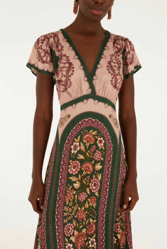 Daniela Green Maxi Dress