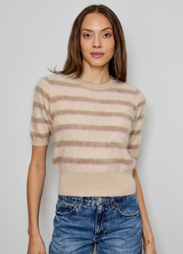 Stripe Brushed Sweater