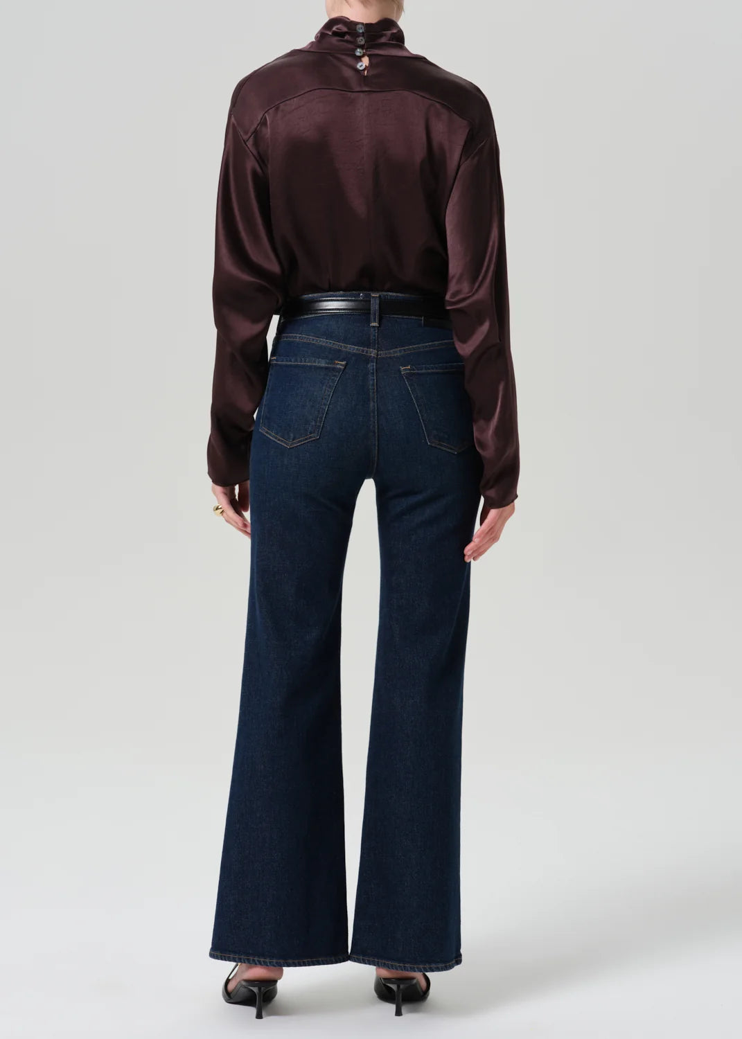 Kimberly 70s Flare in Dark Indigo