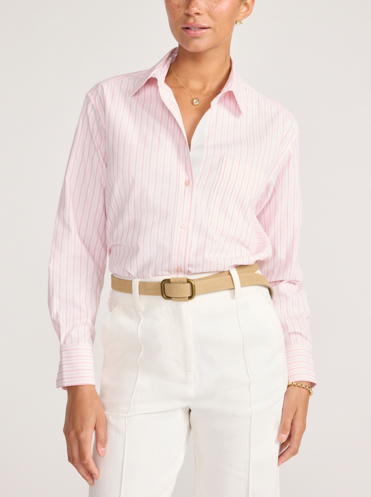 Everyday Lotus Stripe Shirt