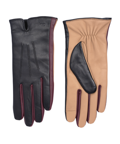 Colorblock Leather Glove