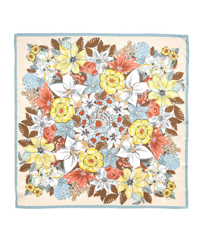 Floral Bouquet Silk Square