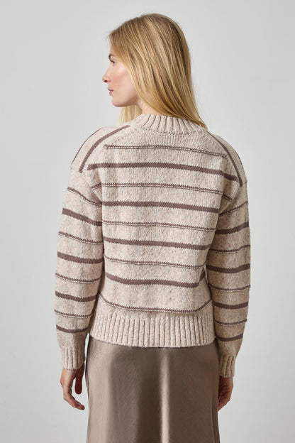 Multi Stripe V-Neck Sweater